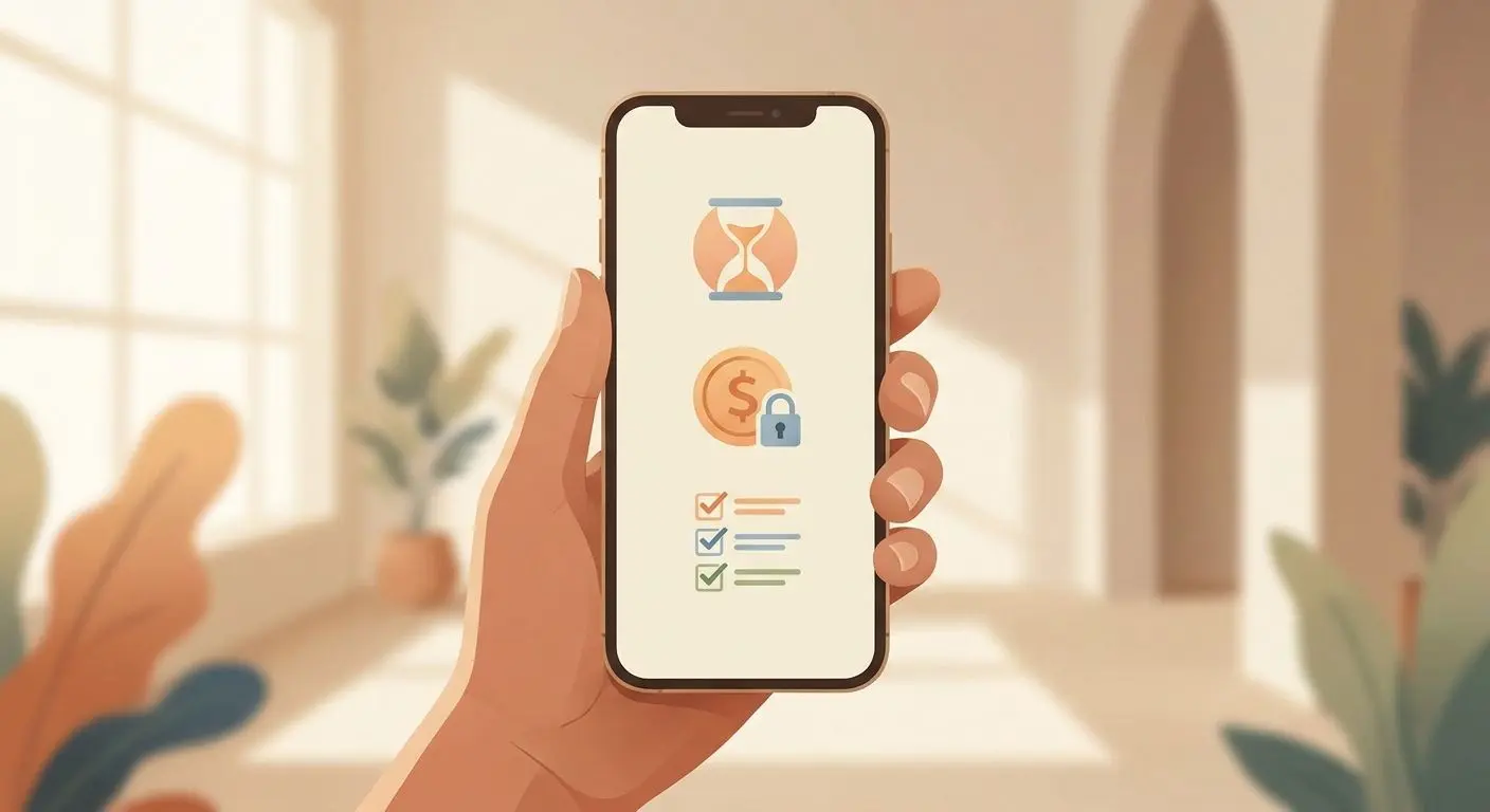 Uživatel kontroluje limity a podmínky bonusu v mobilu
