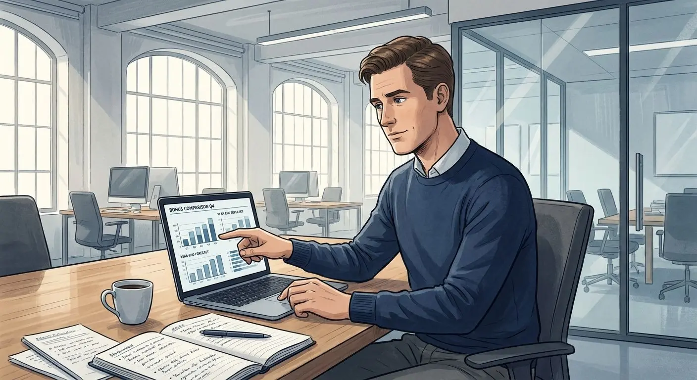 Ilustrační autorský blok s analytikem online bonusových nabídek