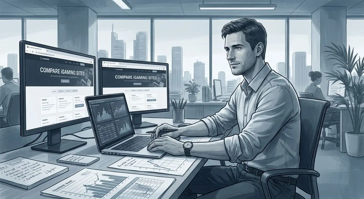 Ilustrace autora analyzujícího bonusové nabídky online her