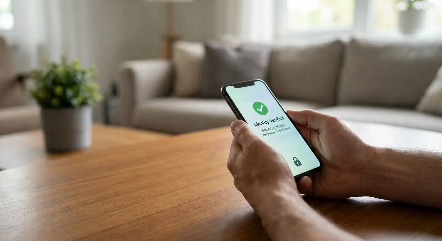 Ověření identity přes BankID na mobilu